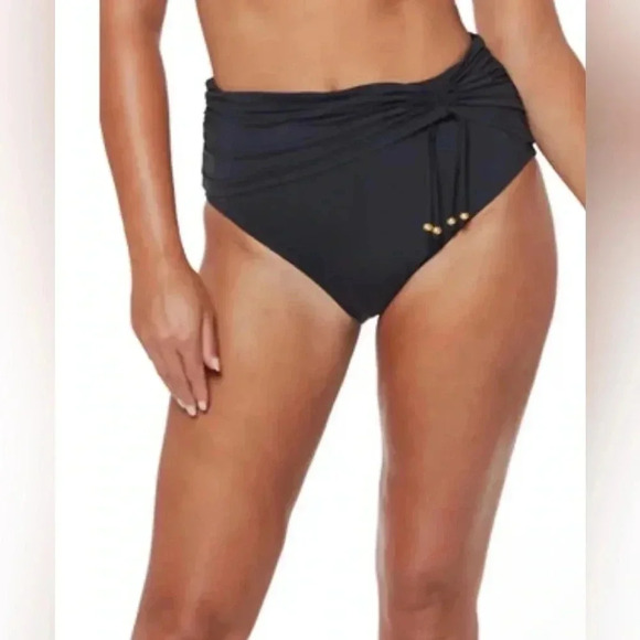 Bleu Rod Beattie Glam Stand Braided Bandeau Bikini Top & High Waisted Bottom - Picture 6 of 12